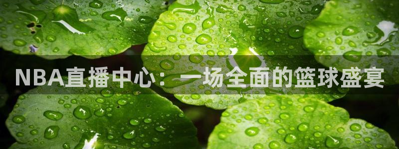 劲爆体育直播吧：NBA直播中心：一场全面的篮球盛宴